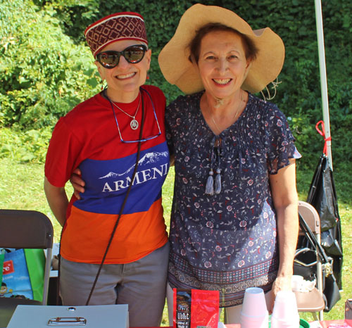 Ladies in Armenian Cultural Garden on 2019 One World Day